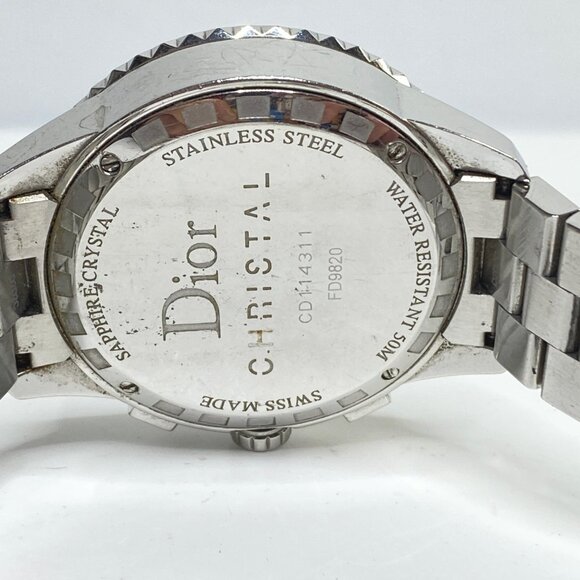Dior Stainless Steel Chronograph Watch Mother-of-Pearl Dial Bracelet SS163 main image 4